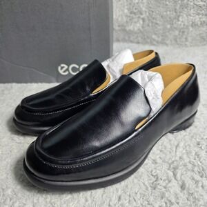 ECCO Sculpted Luxe Black Leather Loafer Shoes Women EU 37 US 6-6.5‎ NEW